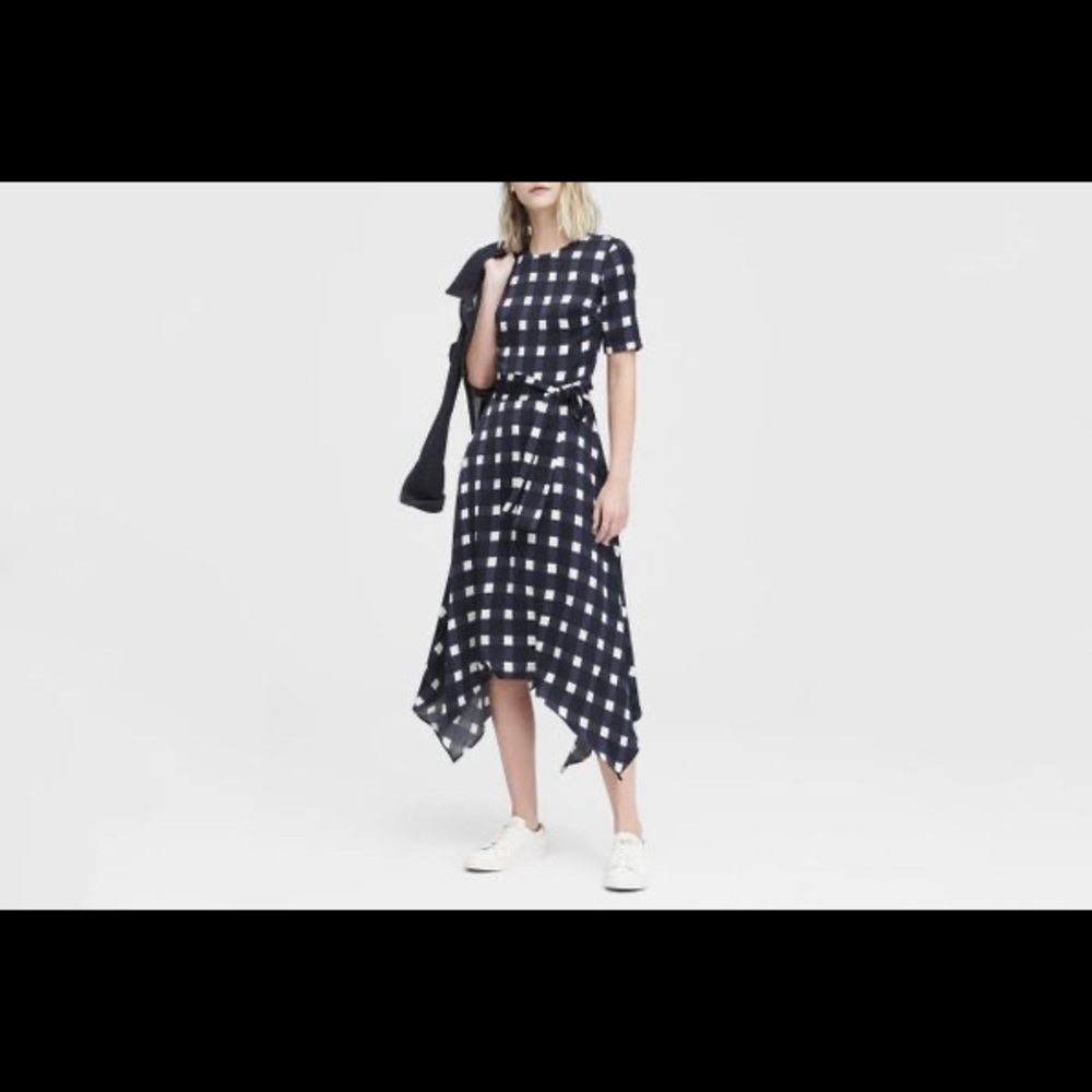Banana Republic plaid dress